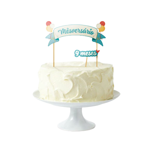 Topo para bolo borboletas/topo de bolo infantil chá de bebê e aniversário e  mêsversario