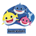 Placa Relevo Baby Shark Bem-Vindo