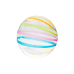 Balão Bolha Listras Coloridas 20