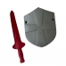 Kit Guerreiro Medieval Prata