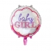 Kit Balão Metalizado Baby Girl 