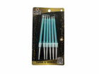 Vela Palito Pequena Azul Ponto Das Festas