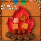 Bandeja Festa Junina Decorativa Fogueira