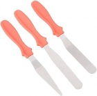 Kit Espátula de Aço Inox para Confeitaria Ref. FT 274