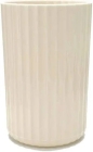 Vaso Decorativo Bege Canelado 