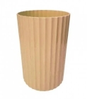 Vaso Decorativo Noz-Moscada Canelado 