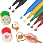 Kit 5 Canetas Alimentícias para Decoração de Bolos e Doces