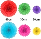 Kit Leque de Papel Decorativo Colorido 6un